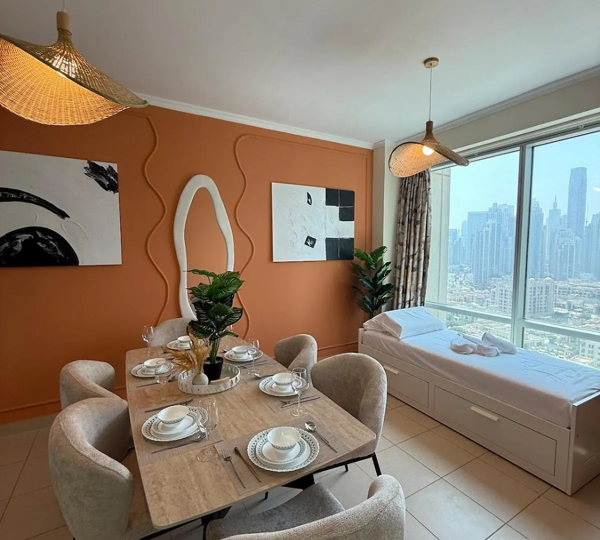 Apartment Serene Cozy 2Br Near Burj Khalifa Dubai