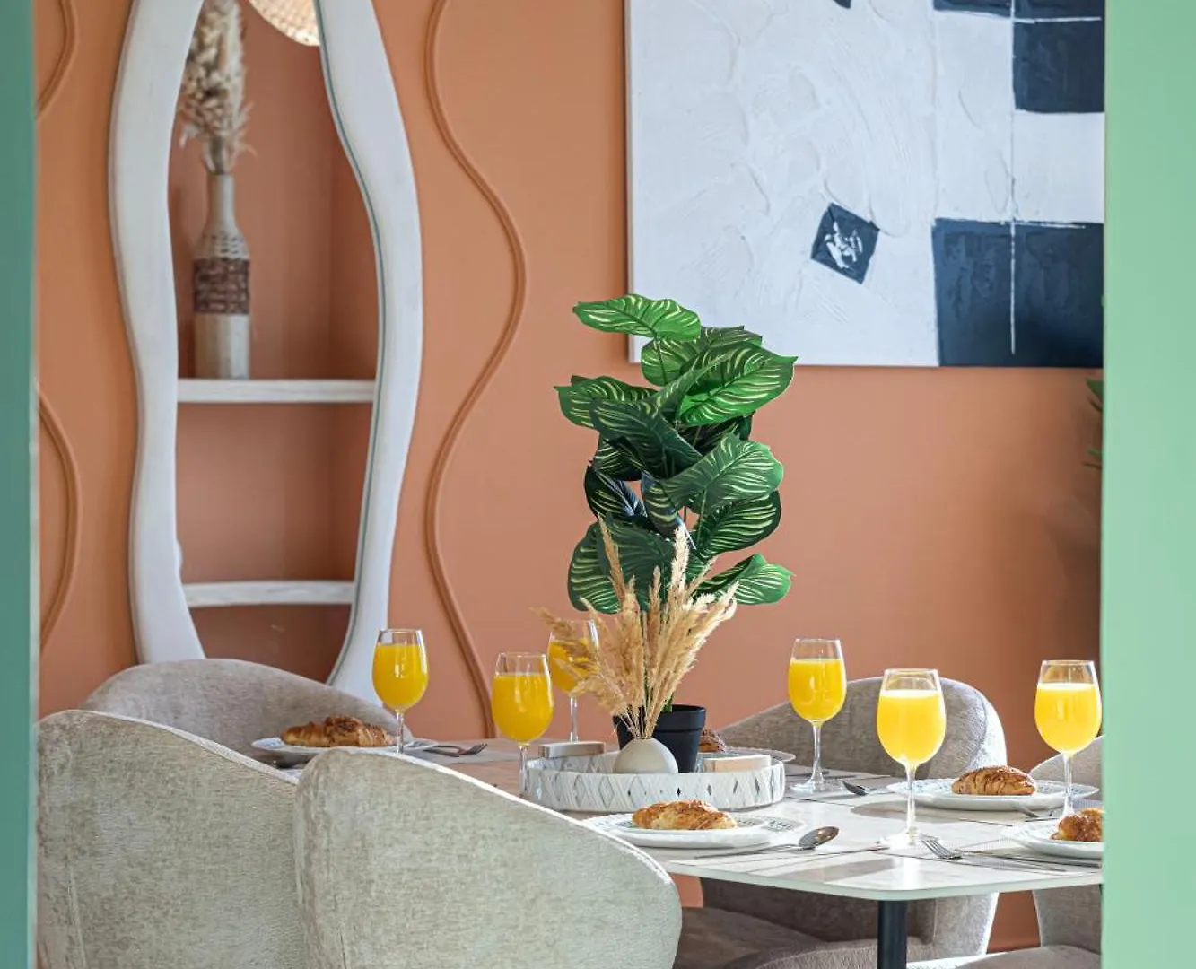 Serene Cozy 2Br Near Burj Khalifa 迪拜 公寓