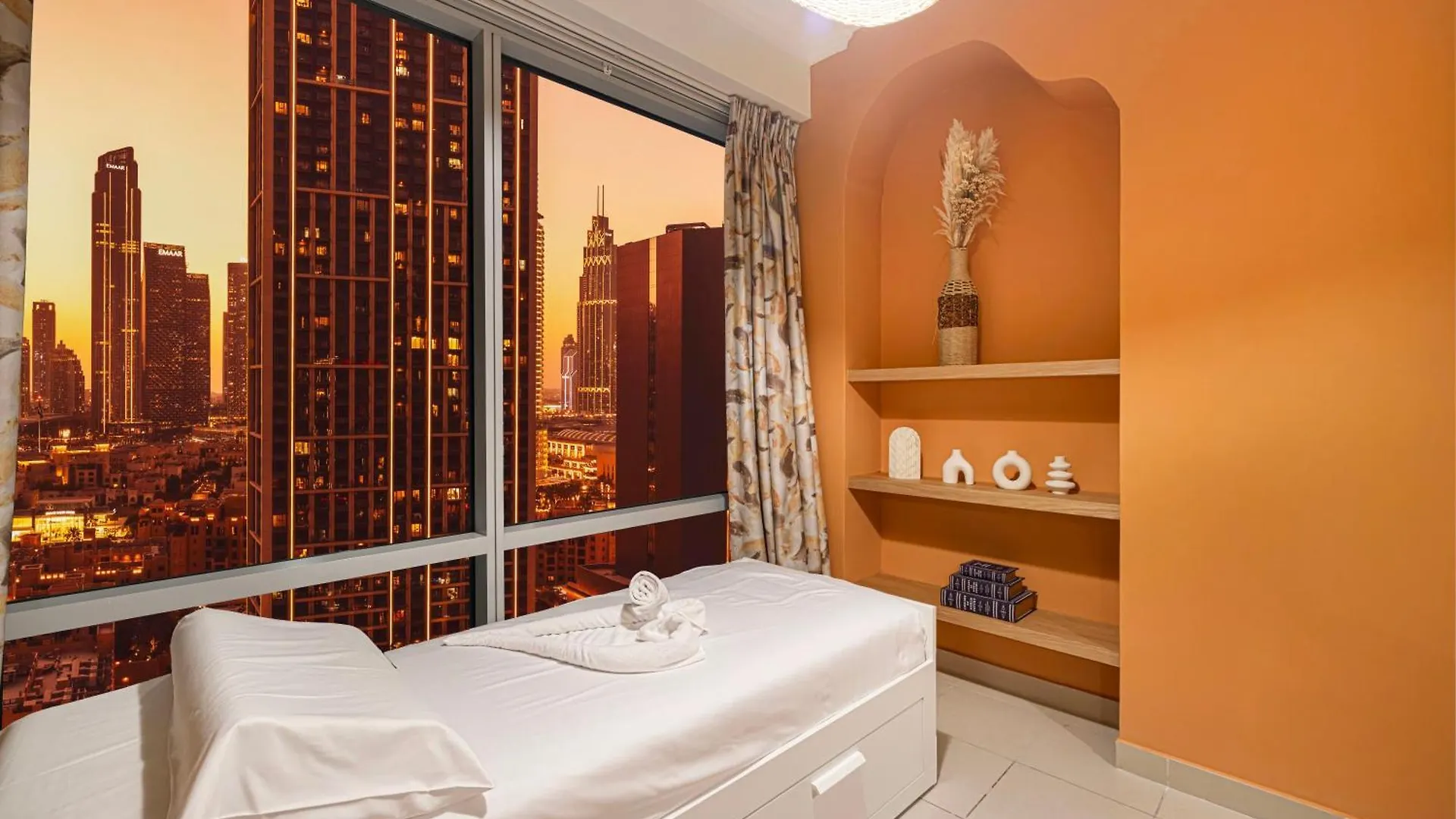 Serene Cozy 2Br Near Burj Khalifa 迪拜 公寓
