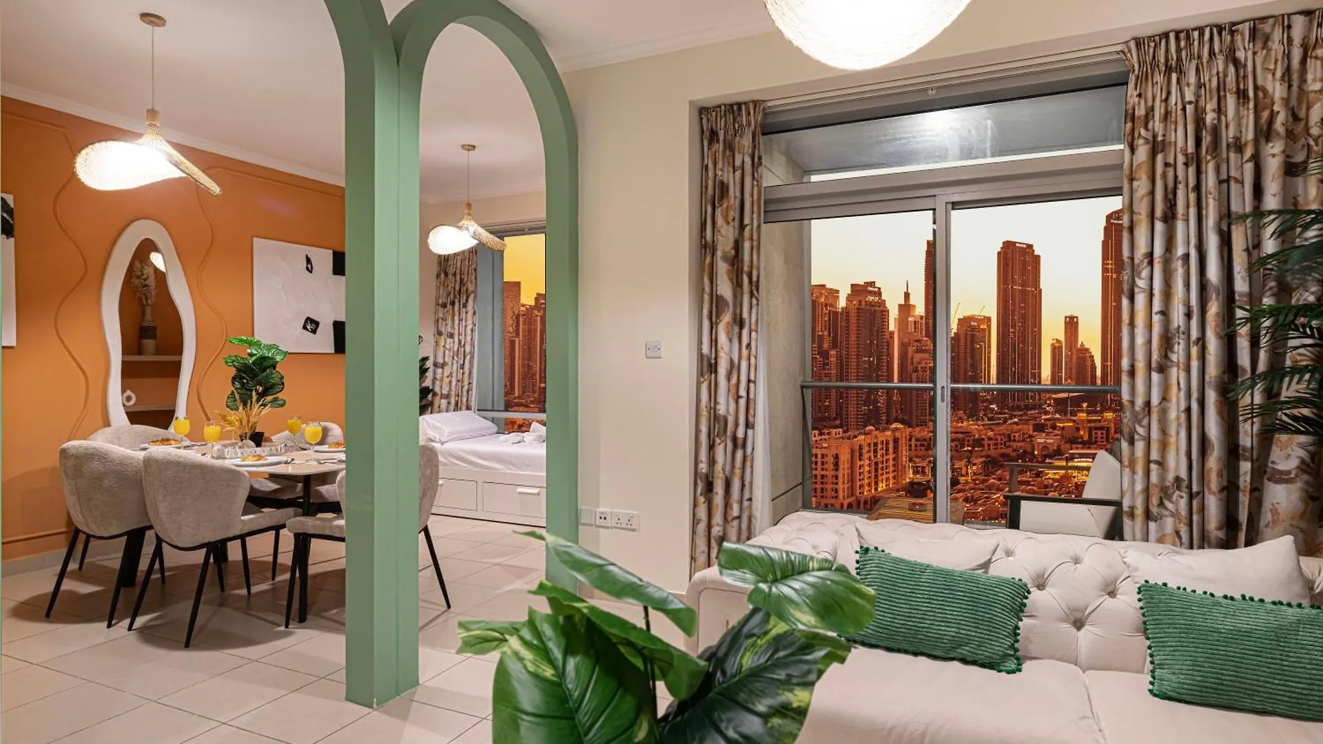 公寓 Serene Cozy 2Br Near Burj Khalifa 迪拜